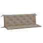 vidaXL Gartenbank-Auflagen 2 Stk. Taupe 150x50x7 cm Oxford-Gewebe vidaXL Gartenbank-Auflagen 2 Stk. Taupe 150x50x7 cm Oxford-Gewebe