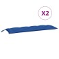 vidaXL Gartenbank-Auflagen 2 Stk. Blau 150x50x7 cm Oxford-Gewebe vidaXL Gartenbank-Auflagen 2 Stk. Blau 150x50x7 cm Oxford-Gewebe