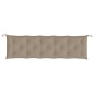 vidaXL Gartenbank-Auflagen 2 Stk. Taupe 180x50x7 cm Oxford-Gewebe vidaXL Gartenbank-Auflagen 2 Stk. Taupe 180x50x7 cm Oxford-Gewebe