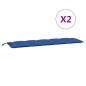 vidaXL Gartenbank-Auflagen 2 Stk. Blau 180x50x7 cm Oxford-Gewebe vidaXL Gartenbank-Auflagen 2 Stk. Blau 180x50x7 cm Oxford-Gewebe