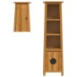 vidaXL 2-tlg. Badmöbel-Set Massivholz Kiefer vidaXL 2-tlg. Badmöbel-Set Massivholz Kiefer