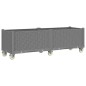 vidaXL Pflanzkasten mit Rollen Hellgrau 160x50x54 cm PP vidaXL Pflanzkasten mit Rollen Hellgrau 160x50x54 cm PP