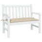 vidaXL Gartenbank-Auflage Beige 100x50x7 cm Oxford-Gewebe vidaXL Gartenbank-Auflage Beige 100x50x7 cm Oxford-Gewebe