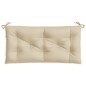 vidaXL Gartenbank-Auflage Beige 100x50x7 cm Oxford-Gewebe vidaXL Gartenbank-Auflage Beige 100x50x7 cm Oxford-Gewebe