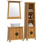 vidaXL 3-tlg. Badmöbel-Set Massivholz Kiefer vidaXL 3-tlg. Badmöbel-Set Massivholz Kiefer
