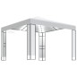 vidaXL Pavillon mit Doppeldach & LED-Lichterkette 3x3 m Weiß vidaXL Pavillon mit Doppeldach & LED-Lichterkette 3x3 m Weiß