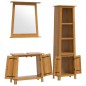 vidaXL 3-tlg. Badmöbel-Set Massivholz Kiefer vidaXL 3-tlg. Badmöbel-Set Massivholz Kiefer