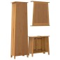 vidaXL 3-tlg. Badmöbel-Set Massivholz Kiefer vidaXL 3-tlg. Badmöbel-Set Massivholz Kiefer