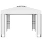 vidaXL Pavillon mit Doppeldach & LED-Lichterkette 3x3 m Weiß vidaXL Pavillon mit Doppeldach & LED-Lichterkette 3x3 m Weiß