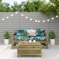 vidaXL 3-tlg. Garten-Lounge-Set mit Kissen Kiefernholz Imprägniert vidaXL 3-tlg. Garten-Lounge-Set mit Kissen Kiefernholz Imprägniert