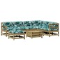 vidaXL 8-tlg. Garten-Lounge-Set mit Kissen Imprägniertes Kiefernholz vidaXL 8-tlg. Garten-Lounge-Set mit Kissen Imprägniertes Kiefernholz