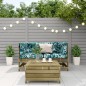 vidaXL 3-tlg. Garten-Lounge-Set mit Kissen Kiefernholz Imprägniert vidaXL 3-tlg. Garten-Lounge-Set mit Kissen Kiefernholz Imprägniert