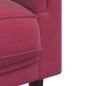 vidaXL 2-tlg. Sofagarnitur mit Kissen Weinrot Samt vidaXL 2-tlg. Sofagarnitur mit Kissen Weinrot Samt