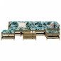 vidaXL 8-tlg. Garten-Lounge-Set mit Kissen Imprägniertes Kiefernholz vidaXL 8-tlg. Garten-Lounge-Set mit Kissen Imprägniertes Kiefernholz