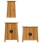 vidaXL 3-tlg. Badmöbel-Set Massivholz Kiefer vidaXL 3-tlg. Badmöbel-Set Massivholz Kiefer