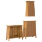 vidaXL 3-tlg. Badmöbel-Set Massivholz Kiefer vidaXL 3-tlg. Badmöbel-Set Massivholz Kiefer