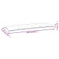 vidaXL Gartenbank-Auflage Schwarz 150x50x7 cm Oxford-Gewebe vidaXL Gartenbank-Auflage Schwarz 150x50x7 cm Oxford-Gewebe