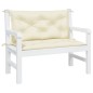 vidaXL Gartenbank-Auflagen 2 Stk. Creme 100x50x7 cm Oxford-Gewebe vidaXL Gartenbank-Auflagen 2 Stk. Creme 100x50x7 cm Oxford-Gewebe
