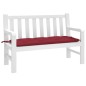 vidaXL Gartenbank-Auflage Weinrot 120x50x7 cm Oxford-Gewebe vidaXL Gartenbank-Auflage Weinrot 120x50x7 cm Oxford-Gewebe