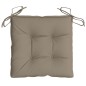 vidaXL Stuhlkissen 6 Stk. Taupe 40x40x7 cm Oxford-Gewebe vidaXL Stuhlkissen 6 Stk. Taupe 40x40x7 cm Oxford-Gewebe