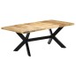 vidaXL Esstisch 200×100×75 cm Massivholz Mango vidaXL Esstisch 200×100×75 cm Massivholz Mango