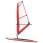 vidaXL Aufblasbares SUP-Board mit Segel Set Rot und Weiß vidaXL Aufblasbares SUP-Board mit Segel Set Rot und Weiß