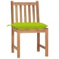 vidaXL Gartenstühle 4 Stk. mit Kissen Massivholz Teak vidaXL Gartenstühle 4 Stk. mit Kissen Massivholz Teak