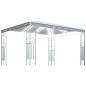 vidaXL Pavillon mit LED-Lichterkette 400x300 cm Cremeweiß vidaXL Pavillon mit LED-Lichterkette 400x300 cm Cremeweiß