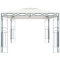 vidaXL Pavillon mit LED-Lichterkette 400x300 cm Cremeweiß vidaXL Pavillon mit LED-Lichterkette 400x300 cm Cremeweiß