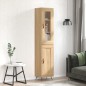 Highboard Sonoma-Eiche 34,5x34x180 cm Holzwerkstoff Highboard Sonoma-Eiche 34,5x34x180 cm Holzwerkstoff