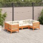 vidaXL 6-tlg. Garten-Sofagarnitur mit Kissen Wachsbraun Kiefernholz vidaXL 6-tlg. Garten-Sofagarnitur mit Kissen Wachsbraun Kiefernholz