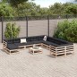 vidaXL 12-tlg. Garten-Sofagarnitur Massivholz Kiefer vidaXL 12-tlg. Garten-Sofagarnitur Massivholz Kiefer