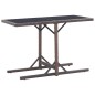 vidaXL 3-tlg. Garten-Essgruppe Poly-Rattan und Hartglas Braun vidaXL 3-tlg. Garten-Essgruppe Poly-Rattan und Hartglas Braun