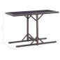 vidaXL 3-tlg. Garten-Essgruppe Poly-Rattan und Hartglas Braun vidaXL 3-tlg. Garten-Essgruppe Poly-Rattan und Hartglas Braun