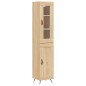 Highboard Sonoma-Eiche 34,5x34x180 cm Holzwerkstoff Highboard Sonoma-Eiche 34,5x34x180 cm Holzwerkstoff