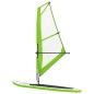 vidaXL Aufblasbares SUP-Board mit Segel Set Grün und Weiß vidaXL Aufblasbares SUP-Board mit Segel Set Grün und Weiß