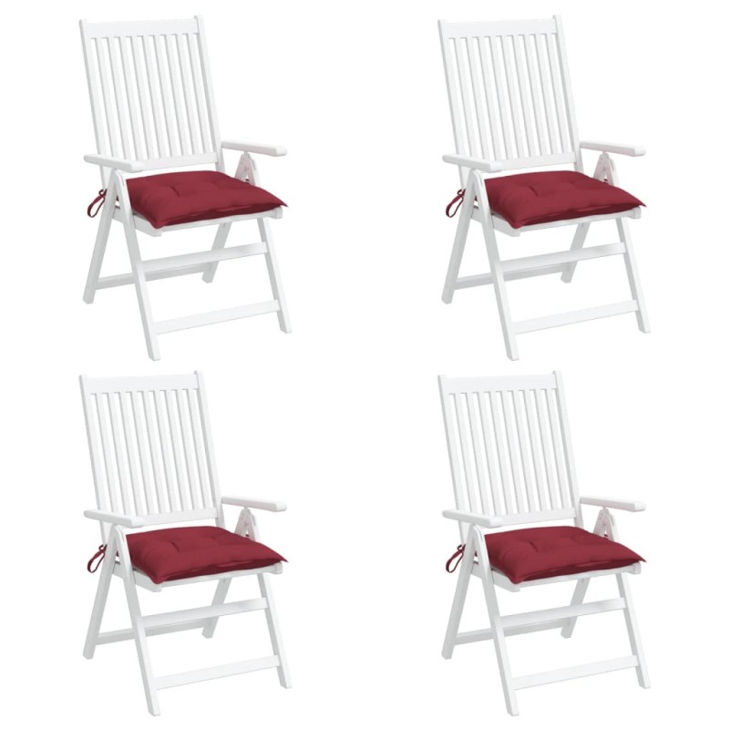 vidaXL Palettenkissen 4 Stk. Weinrot 50x50x7 cm Oxford-Gewebe vidaXL Palettenkissen 4 Stk. Weinrot 50x50x7 cm Oxford-Gewebe