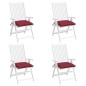 vidaXL Palettenkissen 4 Stk. Weinrot 50x50x7 cm Oxford-Gewebe vidaXL Palettenkissen 4 Stk. Weinrot 50x50x7 cm Oxford-Gewebe