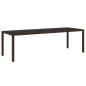 vidaXL 11-tlg. Garten-Essgruppe Poly Rattan-Braun vidaXL 11-tlg. Garten-Essgruppe Poly Rattan-Braun