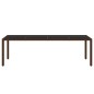 vidaXL 11-tlg. Garten-Essgruppe Poly Rattan-Braun vidaXL 11-tlg. Garten-Essgruppe Poly Rattan-Braun