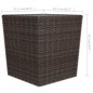 vidaXL 3-tlg. Bistro-Set Poly-Rattan und Hartglas Braun vidaXL 3-tlg. Bistro-Set Poly-Rattan und Hartglas Braun