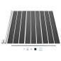 vidaXL Zaunelement Set WPC 699x186 cm Schwarz vidaXL Zaunelement Set WPC 699x186 cm Schwarz