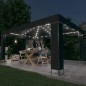 vidaXL Pavillon mit LED-Lichterkette Anthrazit 3x4 m vidaXL Pavillon mit LED-Lichterkette Anthrazit 3x4 m