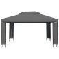 vidaXL Pavillon mit LED-Lichterkette Anthrazit 3x4 m vidaXL Pavillon mit LED-Lichterkette Anthrazit 3x4 m
