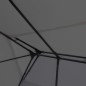 vidaXL Pavillon mit LED-Lichterkette Anthrazit 3x4 m vidaXL Pavillon mit LED-Lichterkette Anthrazit 3x4 m