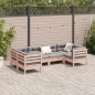 vidaXL 6-tlg. Garten-Sofagarnitur mit Kissen Massivholz Douglasie vidaXL 6-tlg. Garten-Sofagarnitur mit Kissen Massivholz Douglasie
