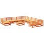 vidaXL 12-tlg. Garten-Sofagarnitur Wachsbraun Massivholz Kiefer vidaXL 12-tlg. Garten-Sofagarnitur Wachsbraun Massivholz Kiefer