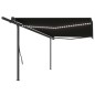 Automatische Markise mit LED & Windsensor 5x3,5 m Anthrazit Automatische Markise mit LED & Windsensor 5x3,5 m Anthrazit