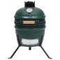 vidaXL 2-in-1 Kamado-Grill Smoker Keramik 56 cm Grün vidaXL 2-in-1 Kamado-Grill Smoker Keramik 56 cm Grün