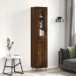 vidaXL Highboard Braun Eichen-Optik 34,5x34x180 cm Holzwerkstoff vidaXL Highboard Braun Eichen-Optik 34,5x34x180 cm Holzwerkstoff